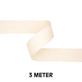 Keperband katoen | 20 mm | gebroken wit | 3 meter Keperband KEPERBAND - 20 - GEBRWIT - 3M